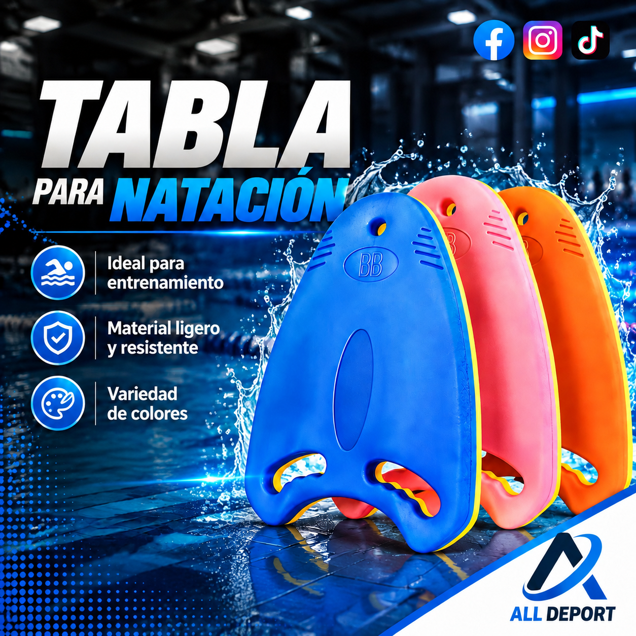TABLA PARA NATACIÓN