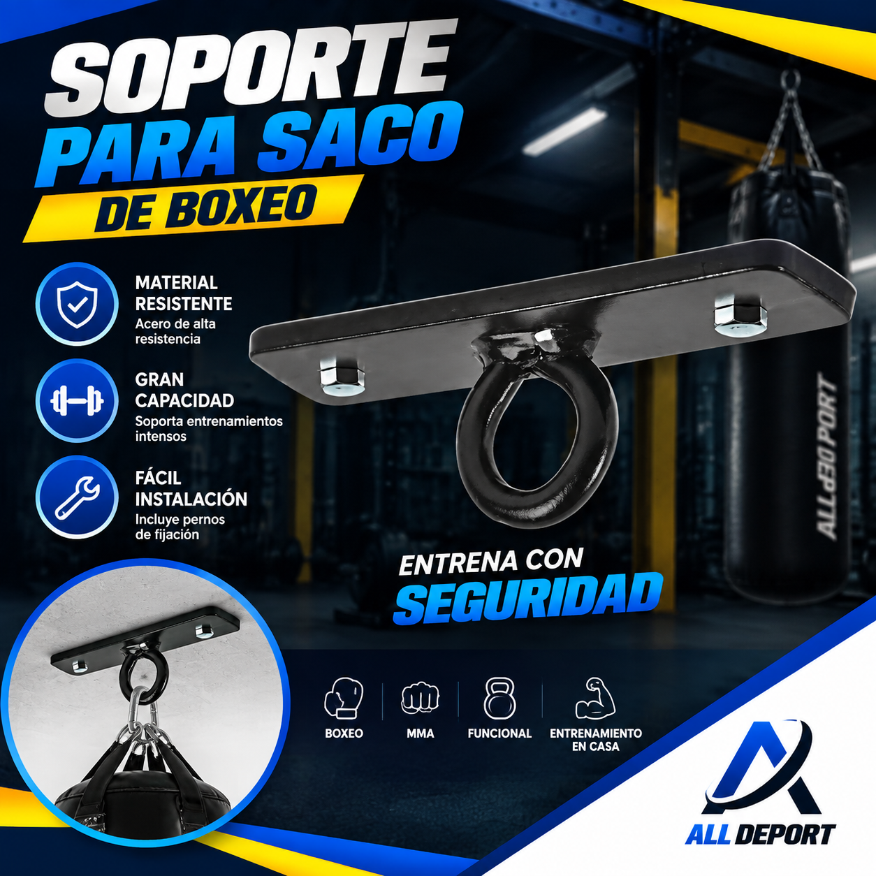 SOPORTE PARA SACO